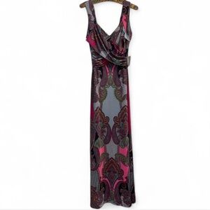 Venus Multicolored Paisley Maxi Dress